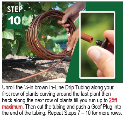 Picture of Vegetable Garden Drip Kit-6 in Spacing